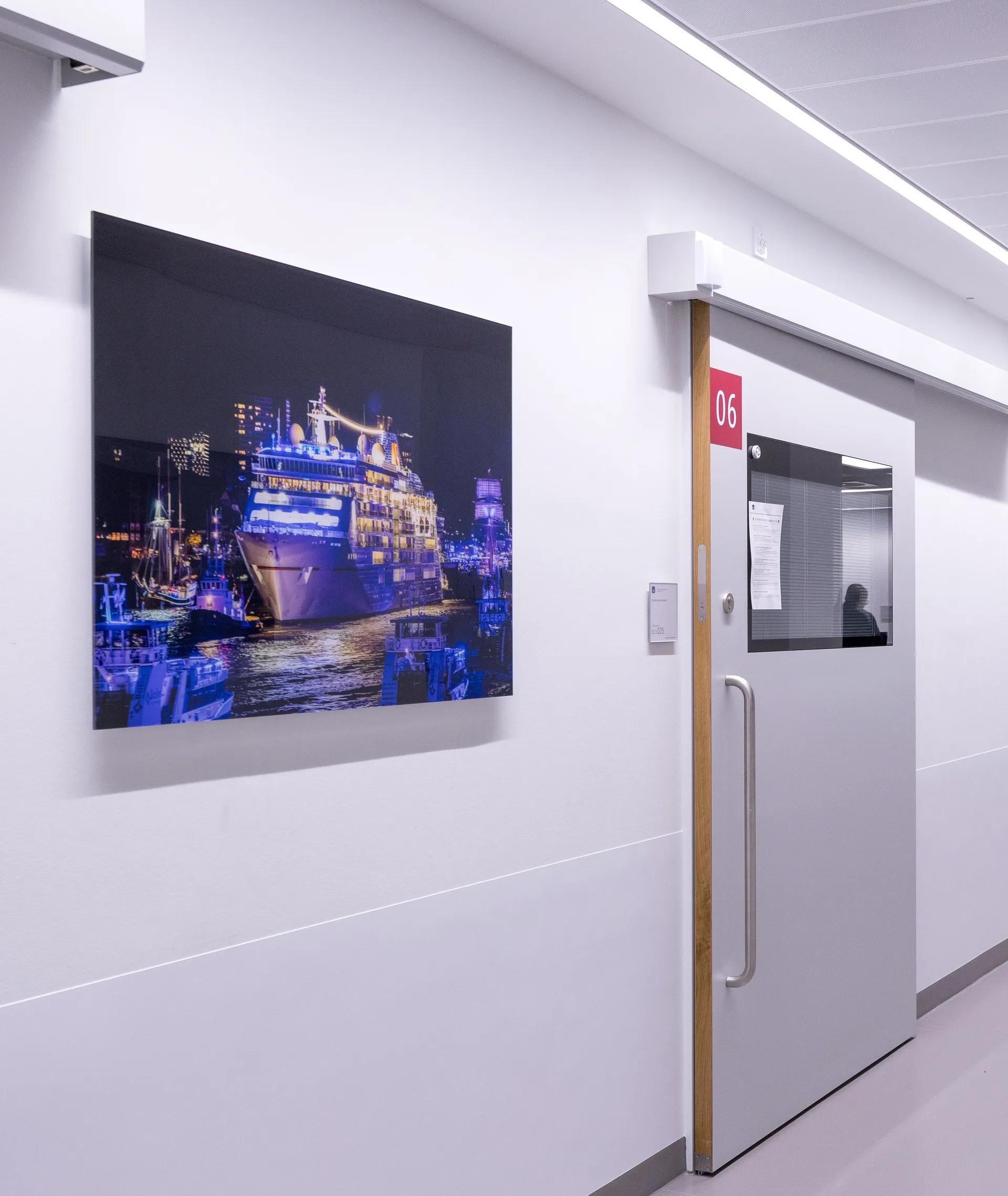 Wandgestaltung für Hamburgs Herzzentrum
